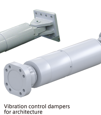 Vibration control dampers for architecture